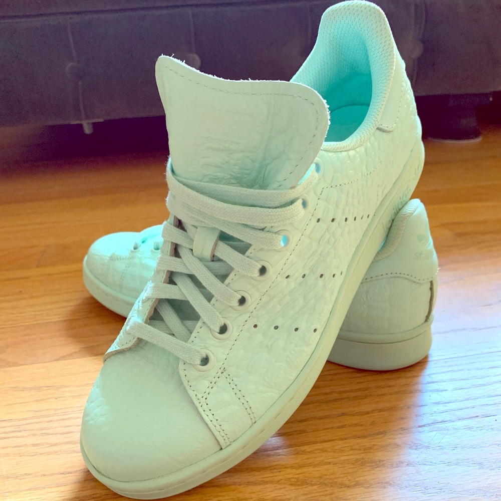 ADIDAS Stan Smith, Frzn Green, Alligator Leather